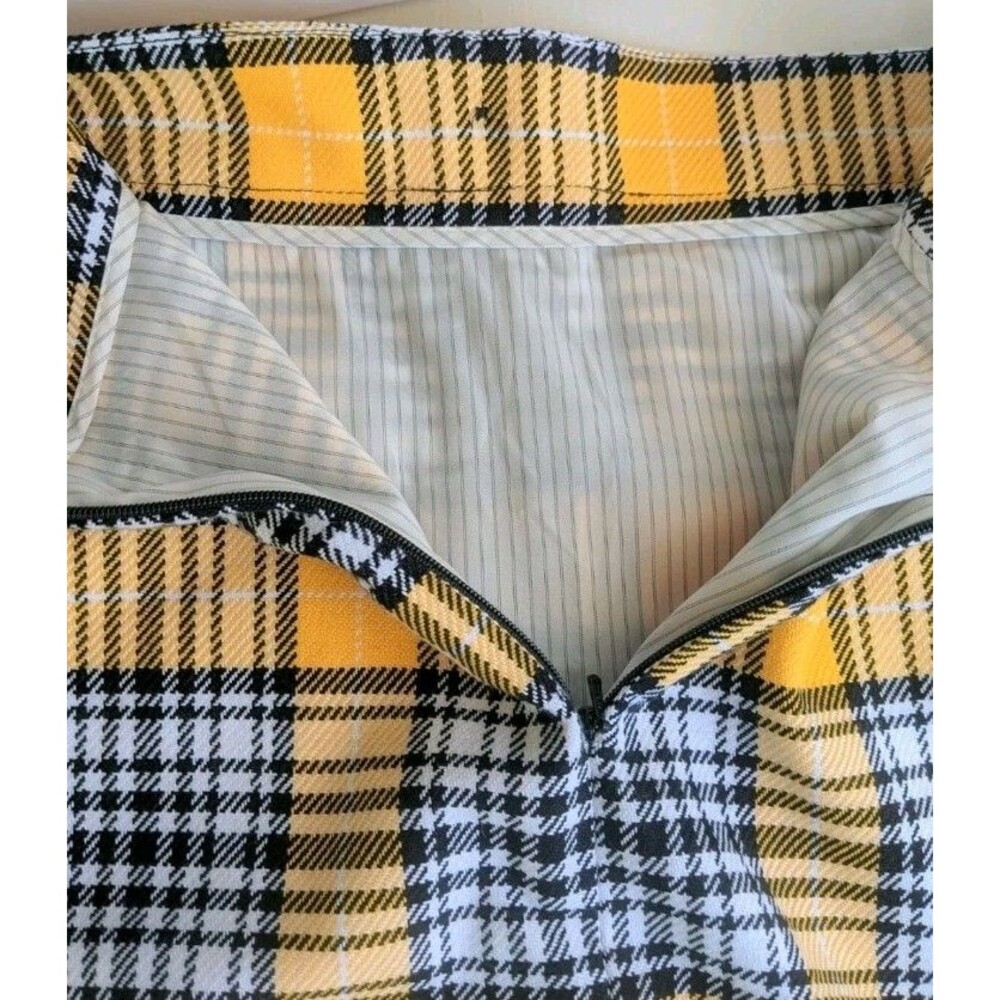 Veronica Beard Plaid Mini Skirt Clueless Cher Academia Preppy Library SZ 10 - Picture 13 of 16
